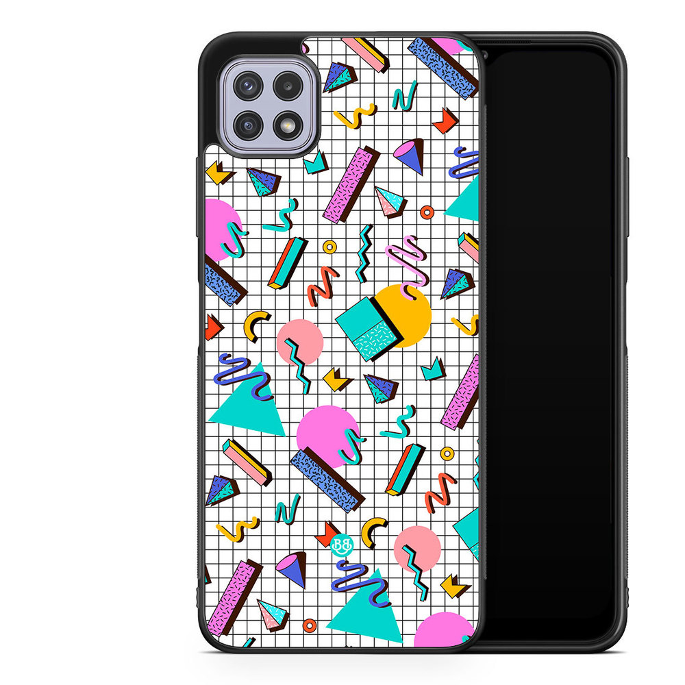 Samsung Galaxy A22 4G Case - 80s Pattern
