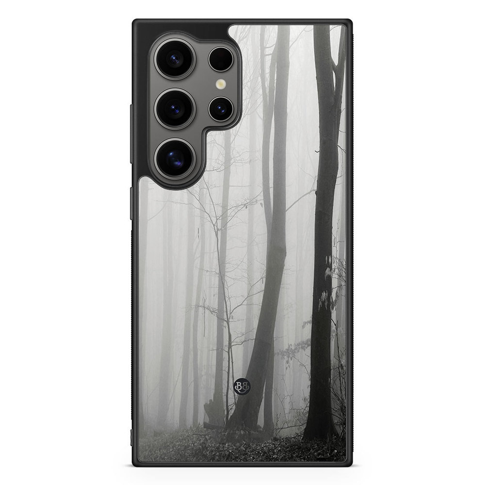 Samsung Galaxy S24 Ultra Case - Black/White Autumn