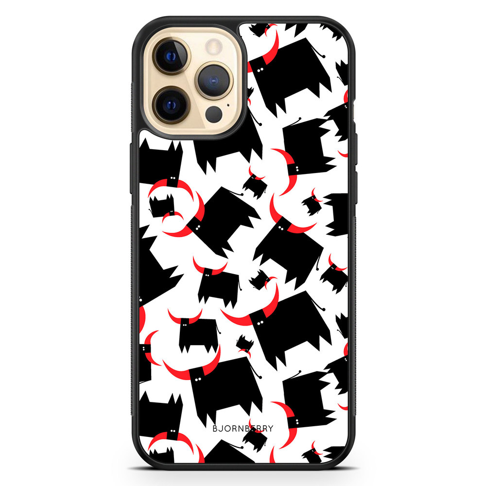 iPhone 12 Pro Max Case - Bull Red Horns