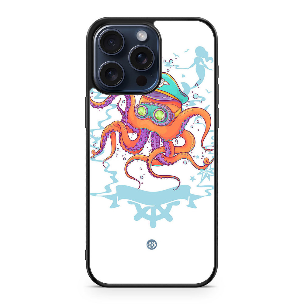 iPhone 15 Pro Max Case - Captain Octopus