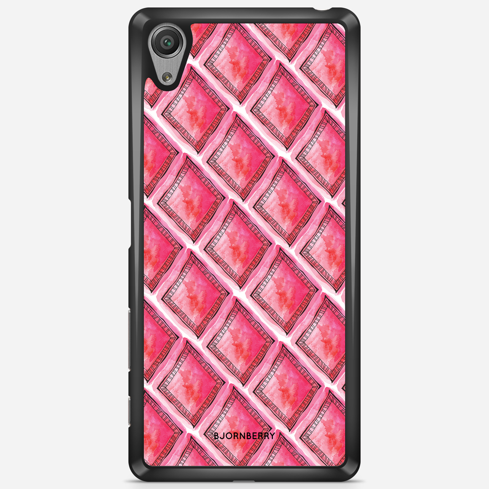 Sony Xperia X Performance Case - Red Rhombus