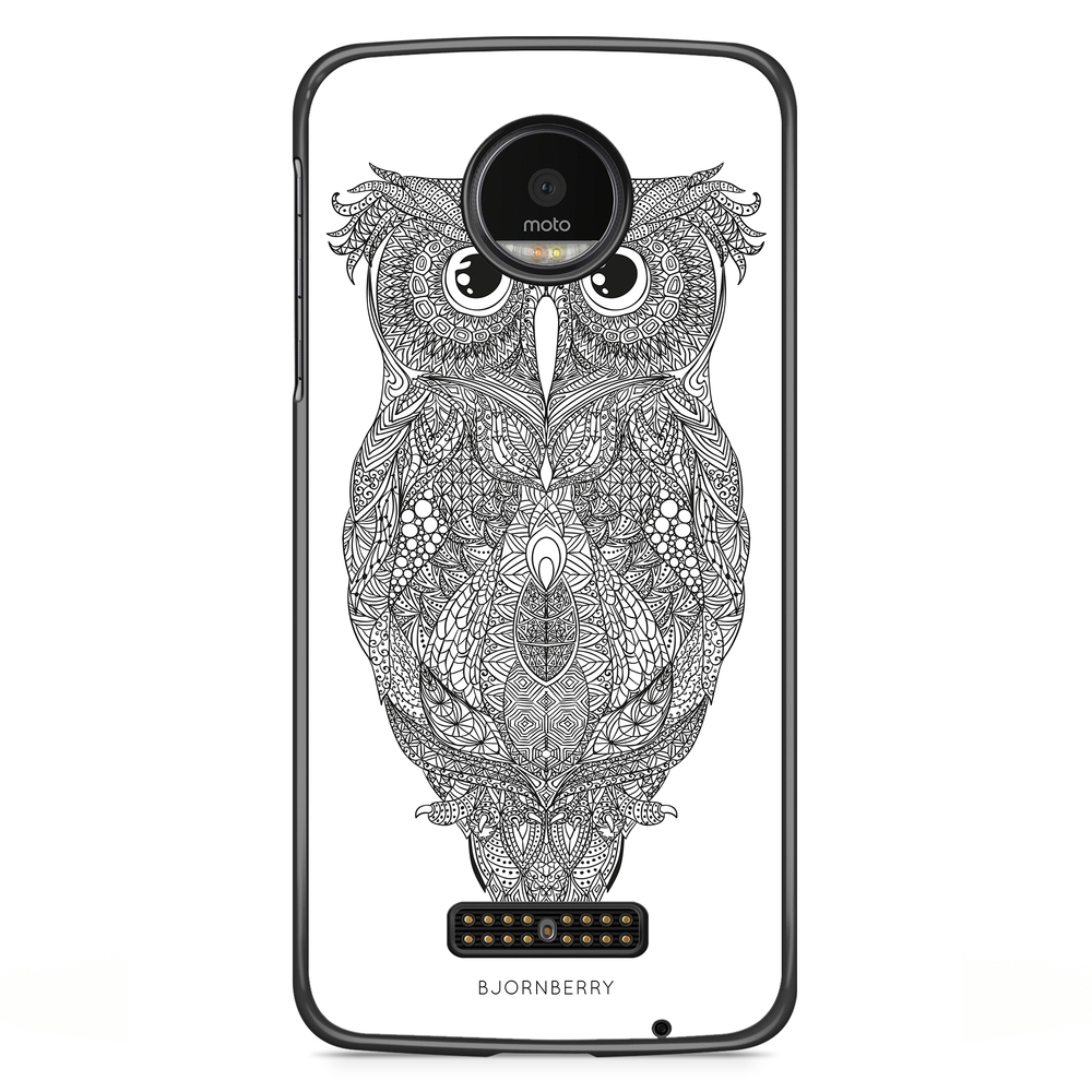 Moto Z2 Play Case - Owl