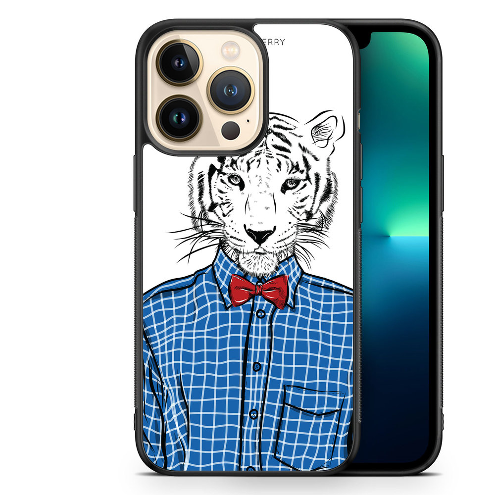 iPhone 13 Pro Case - Hipster Tiger