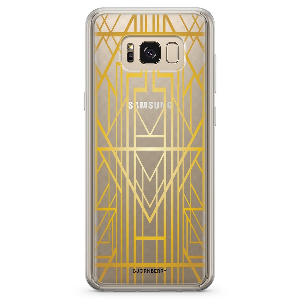Samsung Galaxy S8 Plus Fashion Case - Golden Pattern