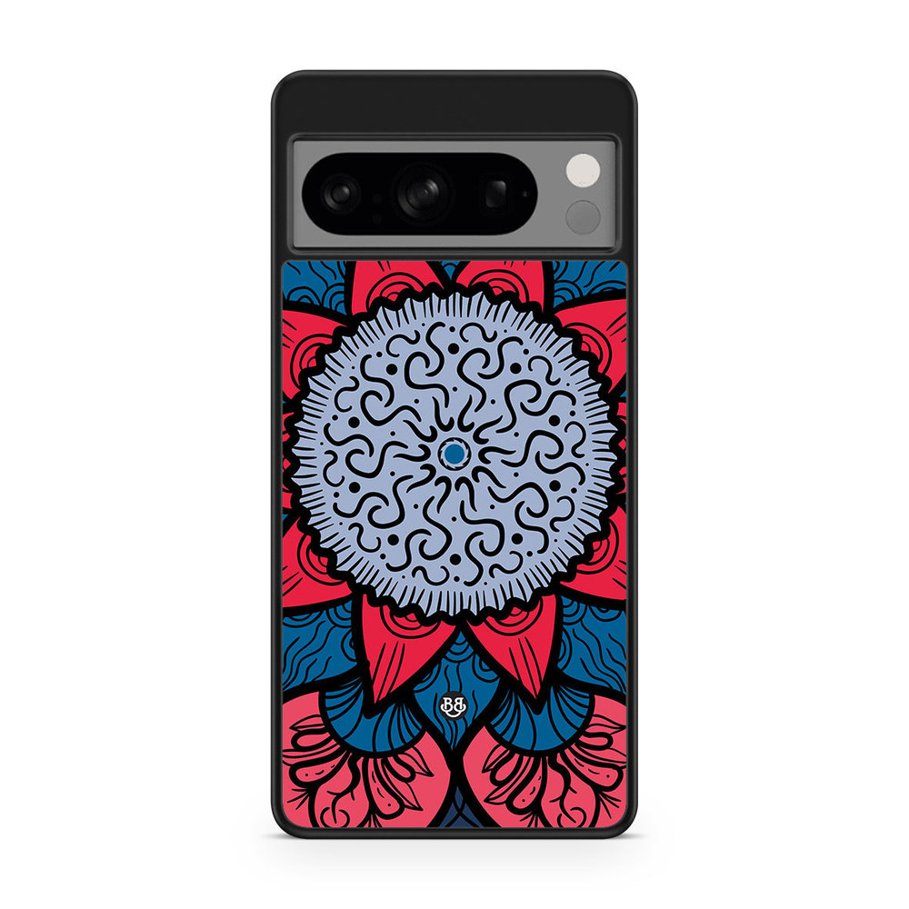 Google Pixel 8 Pro Case - Blue Mandala