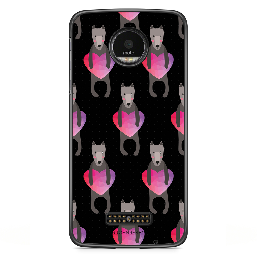 Moto Z2 Play Case - Romantic Dogs