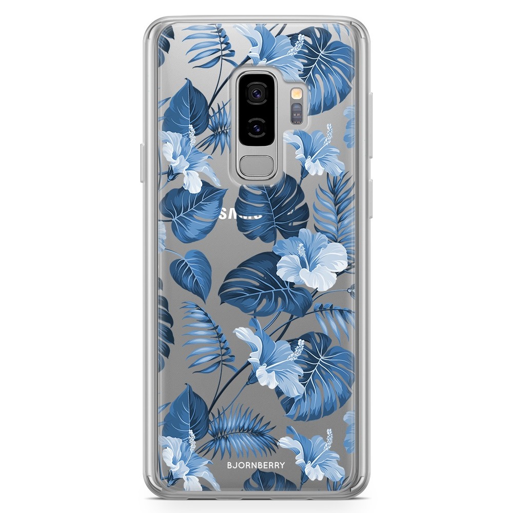 Samsung Galaxy S9 Plus Fashion Case - Blue Flowers