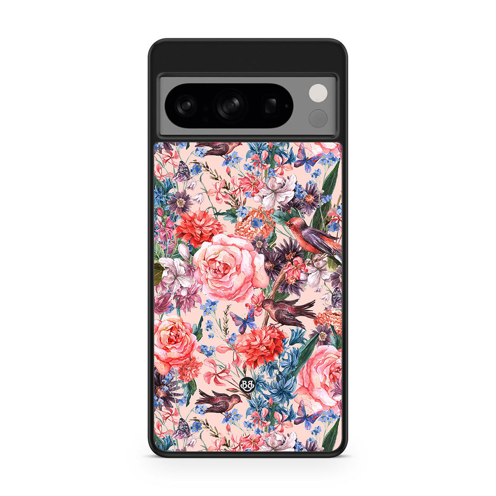 Google Pixel 8 Pro Case - Birds & Flowers
