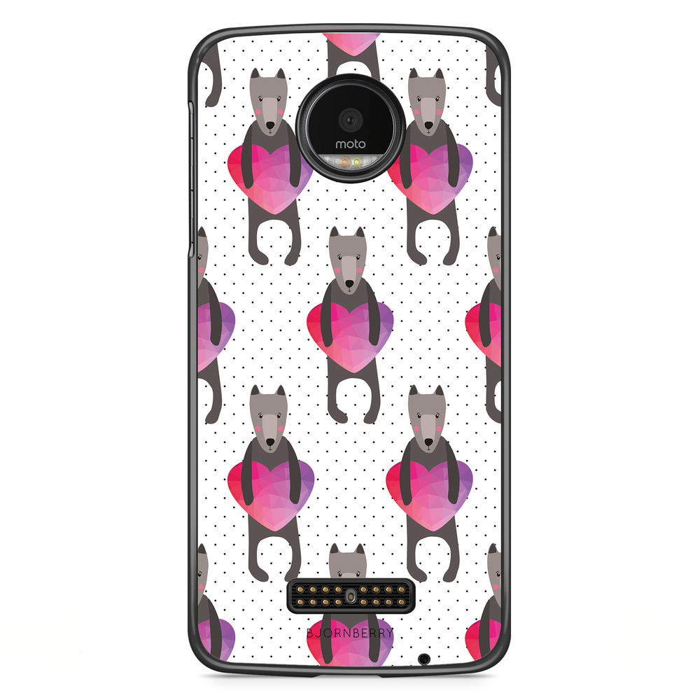 Moto Z2 Play Case - Romantic Dogs