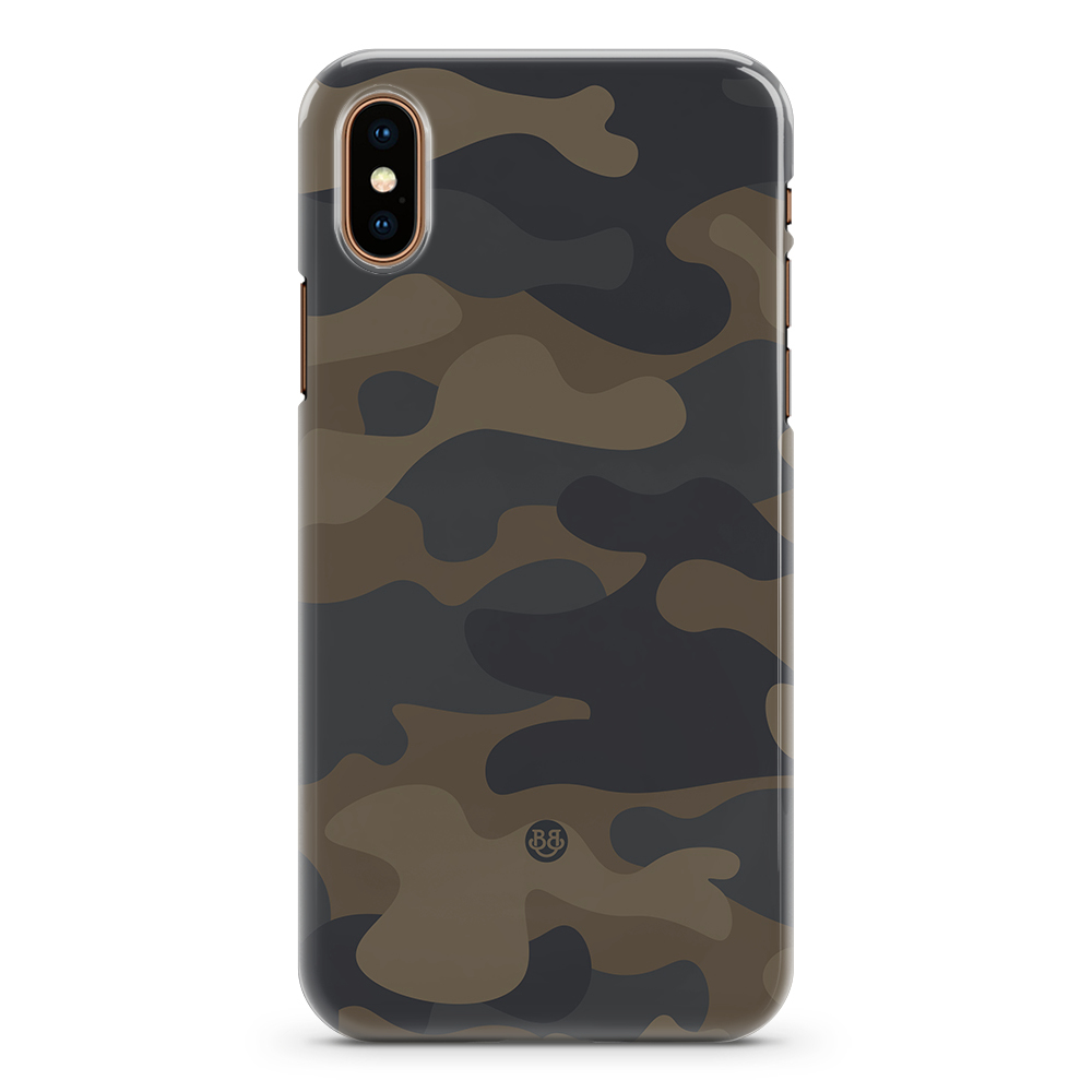 iPhone XS Max Premium Case - Dark Camo
