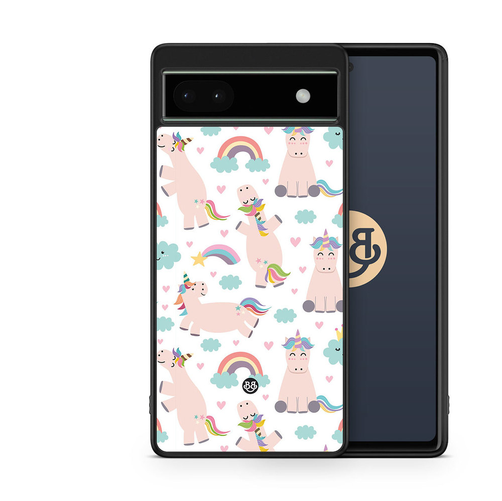 Google Pixel 6a Case - Unicorns