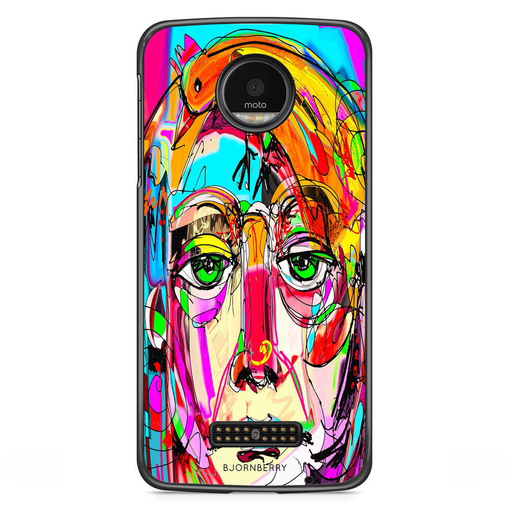 Moto Z2 Play Case - Abstract Portrait