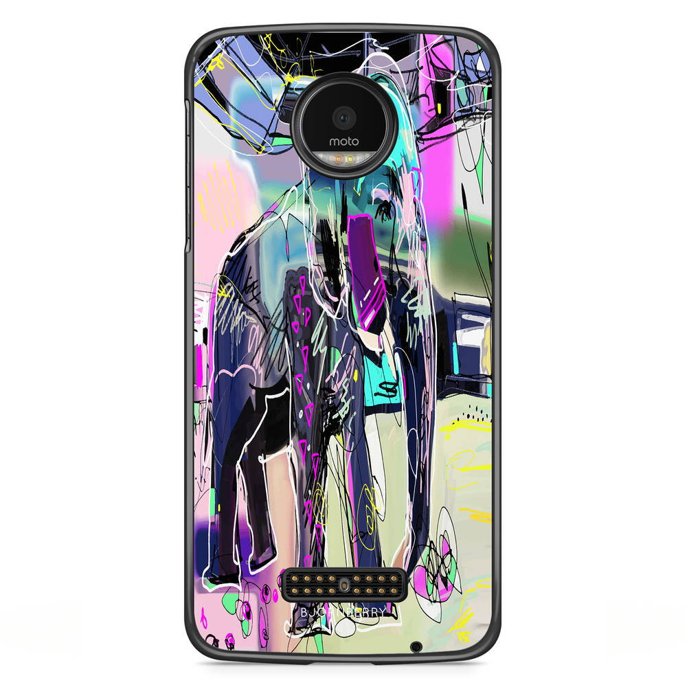 Moto Z2 Play Case - Abstract Elephant