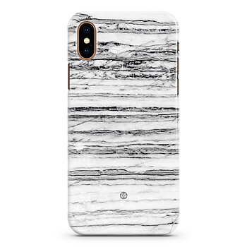 iPhone XS Max Premium Skal - Grey Marble