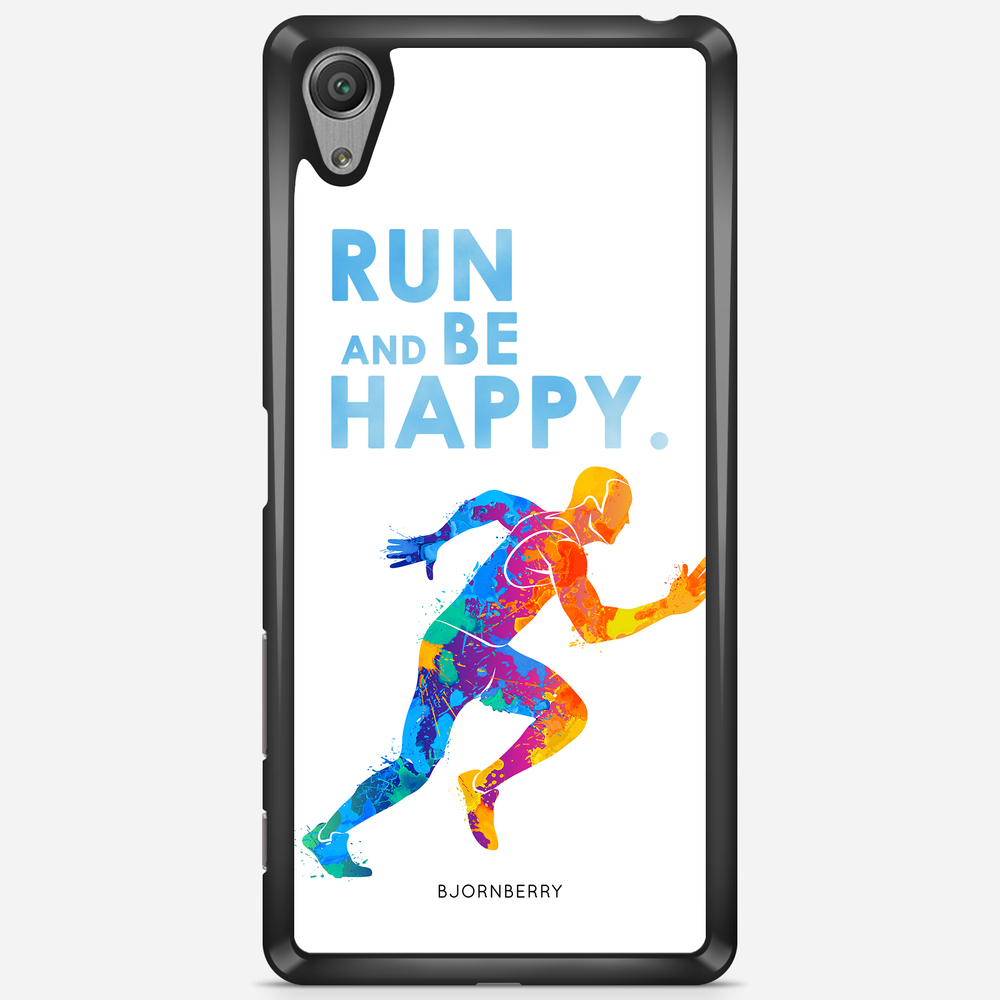 Sony Xperia X Performance Case - Run and be happy