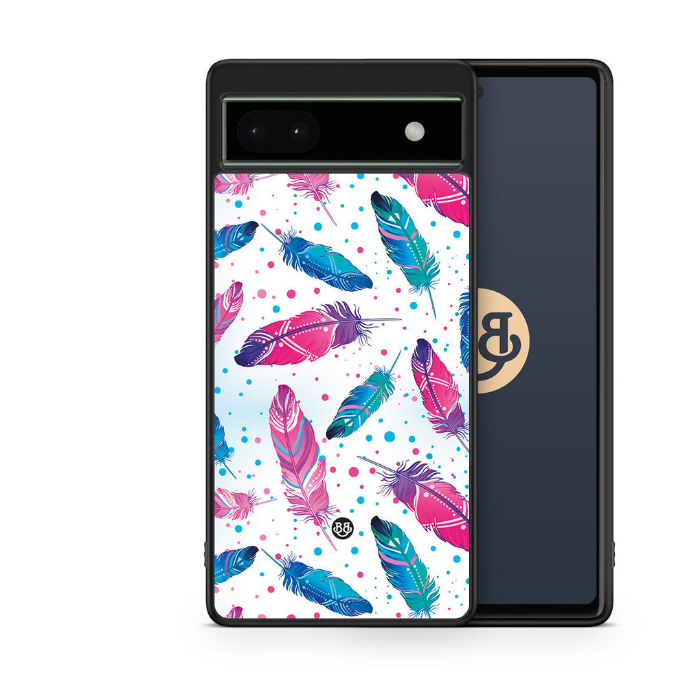 Google Pixel 6a Case - Feathers