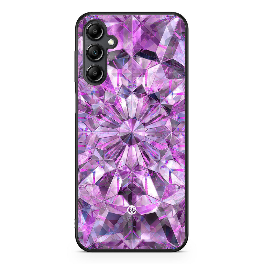 Samsung Galaxy A14 4G/5G Case - Purple Crystals