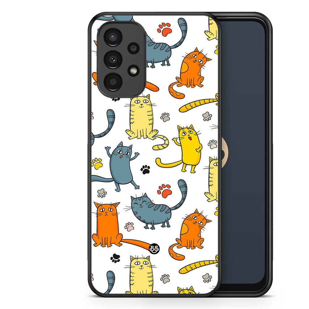 Samsung Galaxy A13 Case - Cat Pattern
