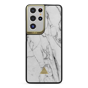 Naive Samsung Galaxy S21 Ultra Skal - Milky Marble