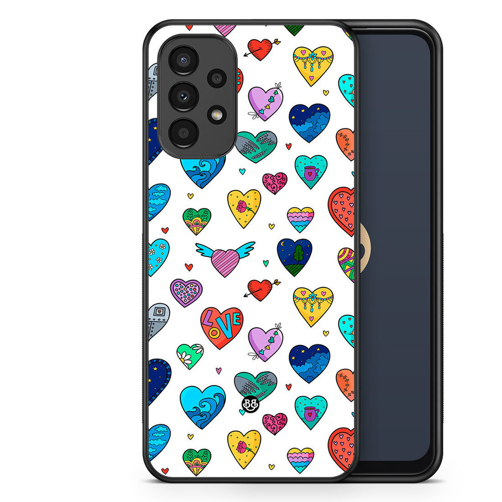 Samsung Galaxy A13 Case - Hearts