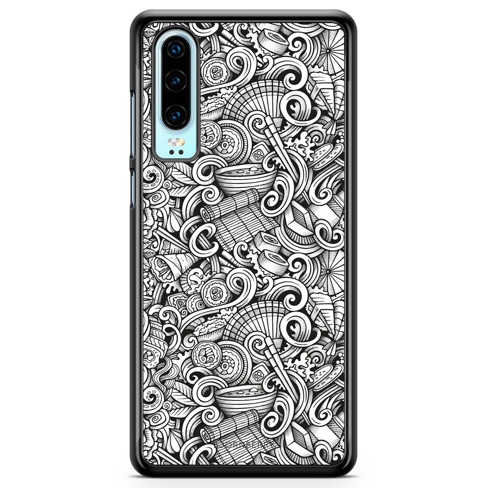 Huawei P30 Case - Japanese Pattern