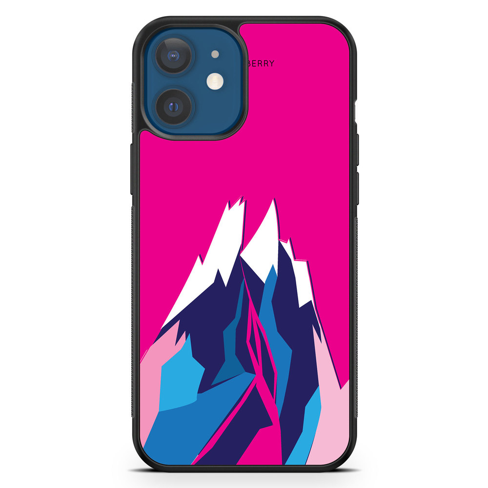 iPhone 12 Mini Case - Pink Mountain