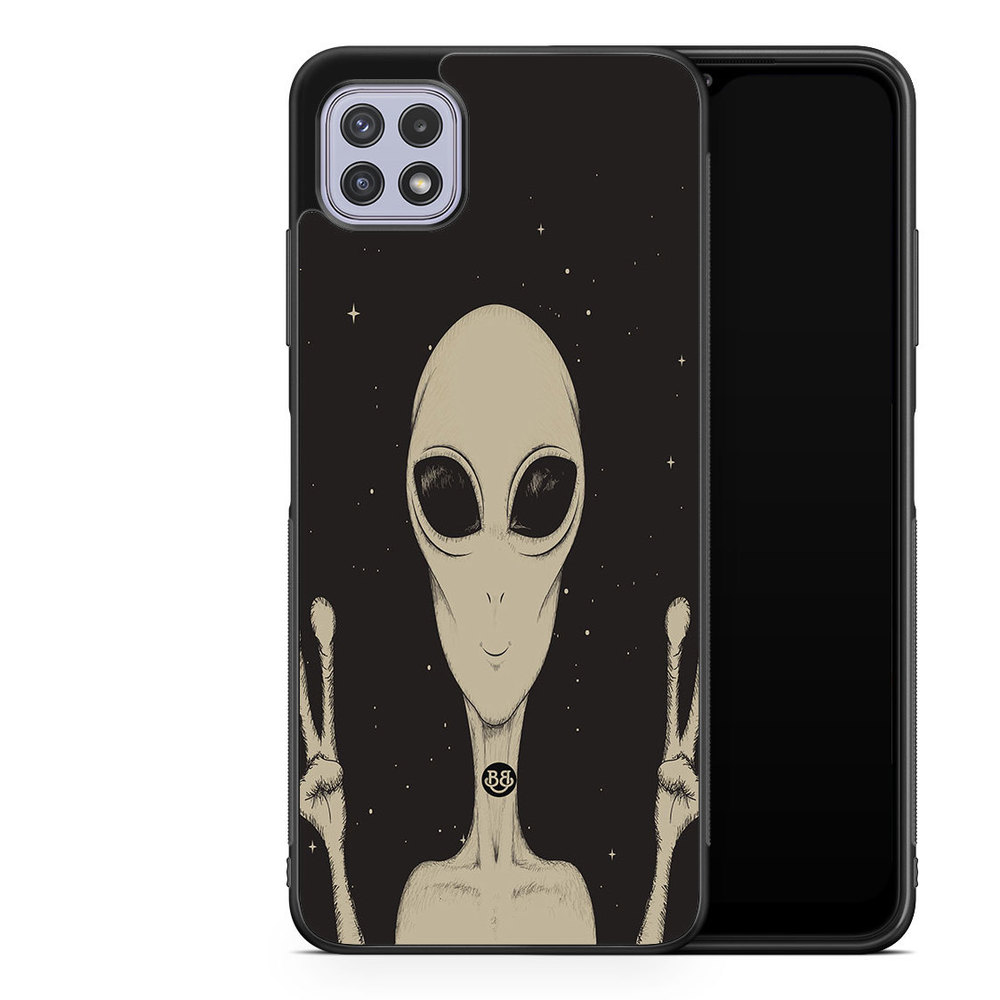 Samsung Galaxy A22 4G Case - Peace Alien