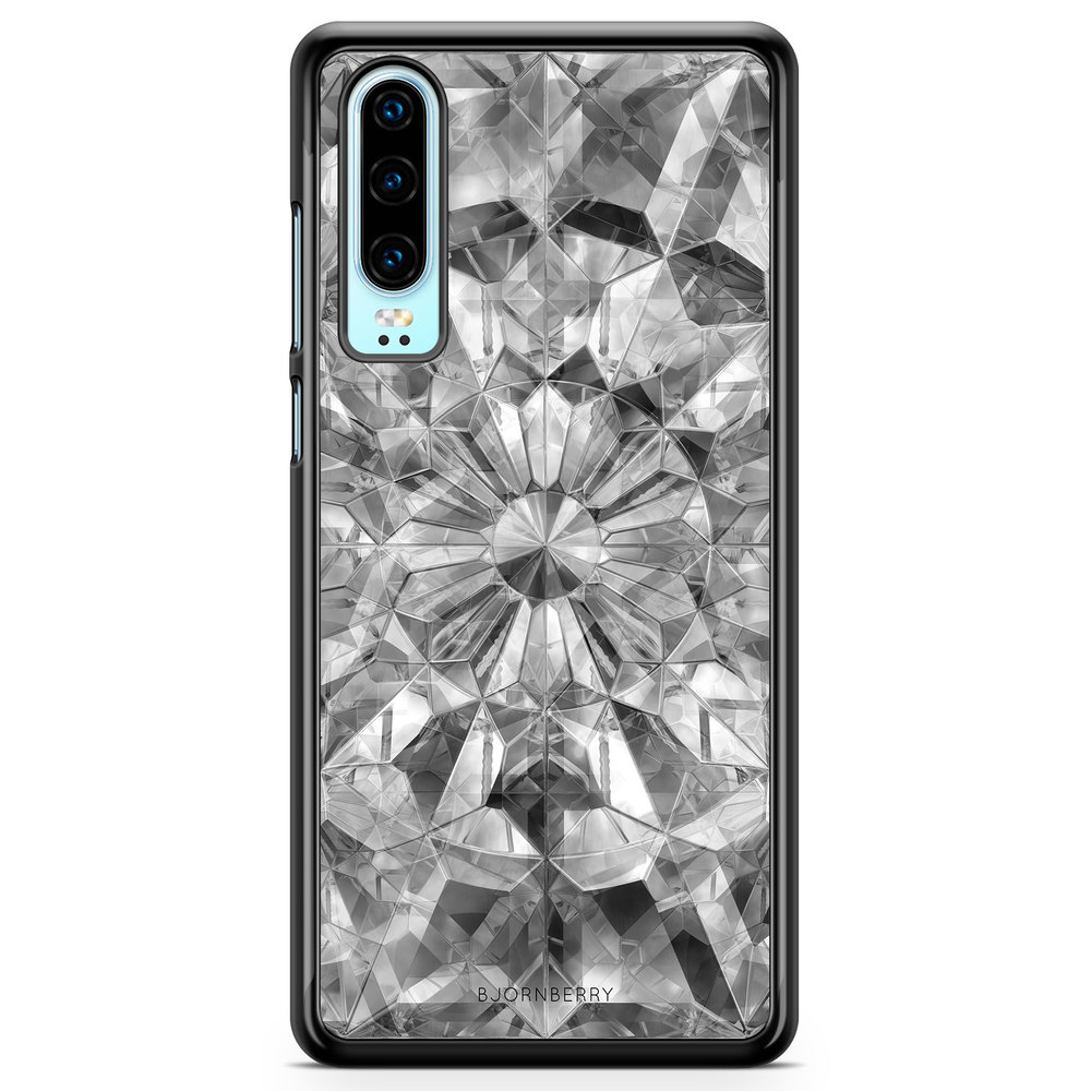 Huawei P30 Case - Grey Crystals