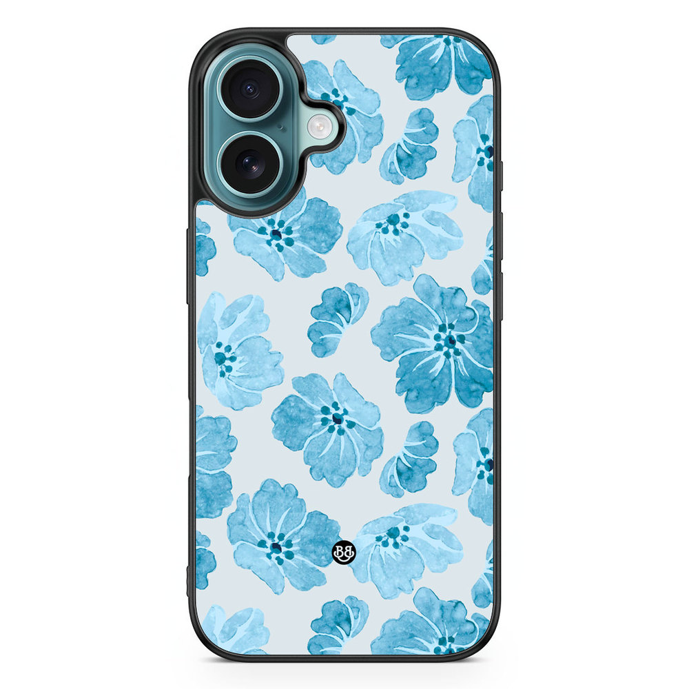 iPhone 16 Case - WILD BLOOM - Blue Petals
