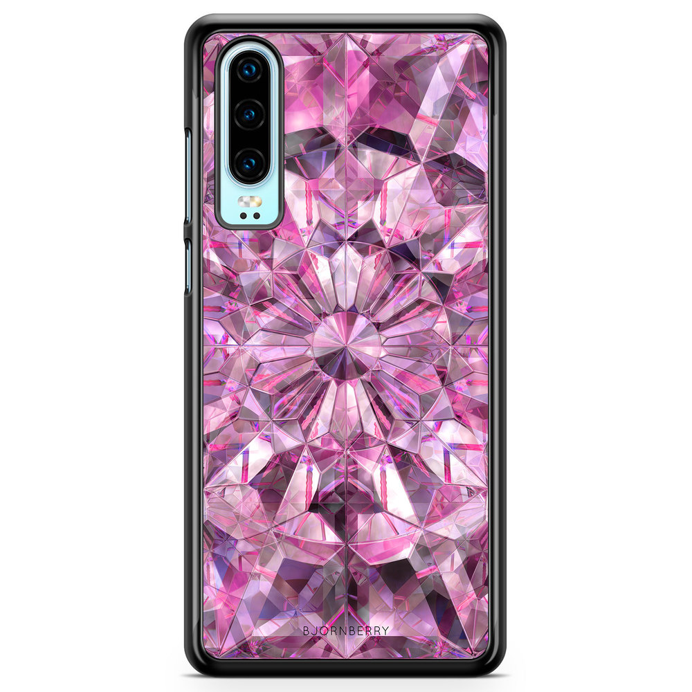 Huawei P30 Case - Pink Crystals