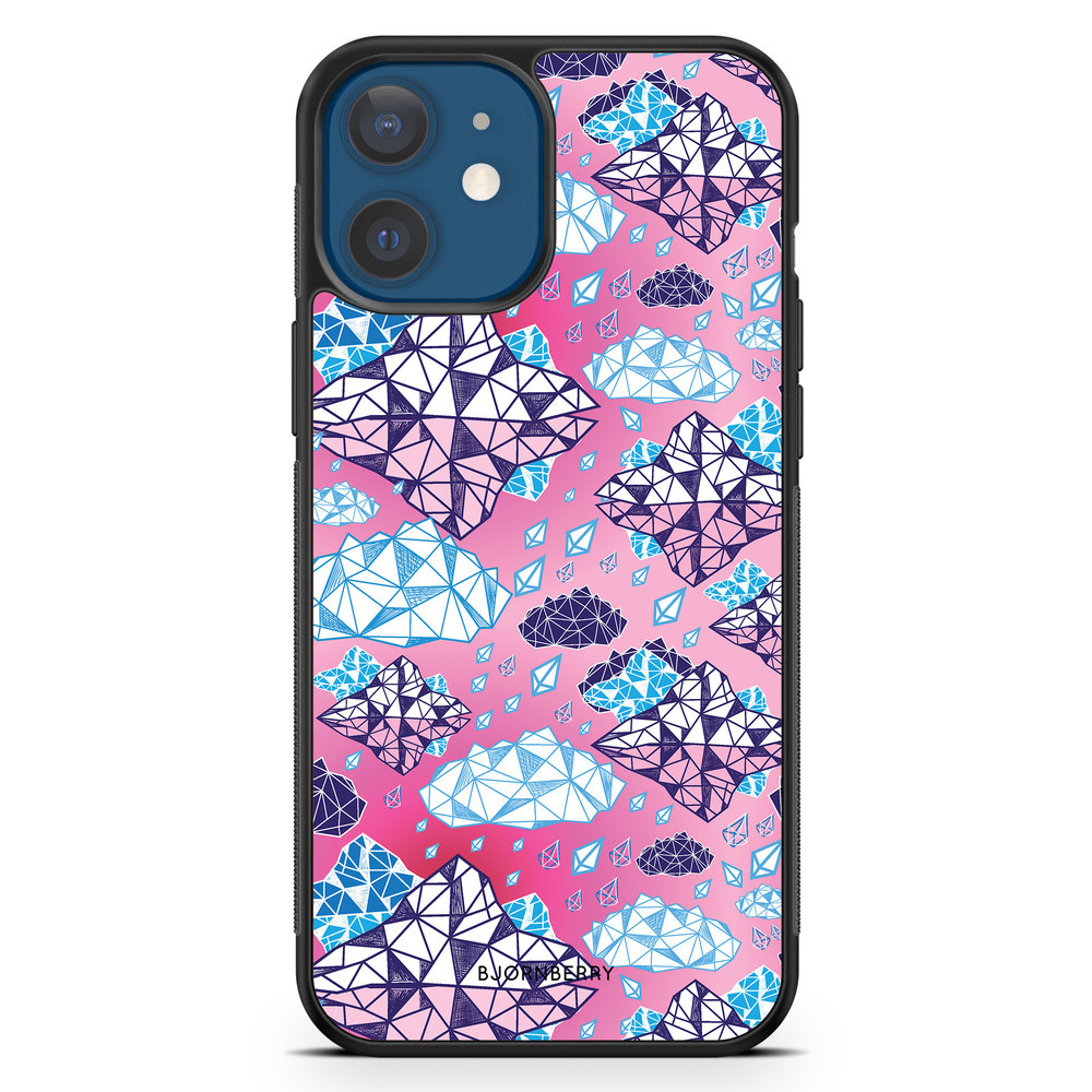 iPhone 12 Mini Case - Geometric Clouds