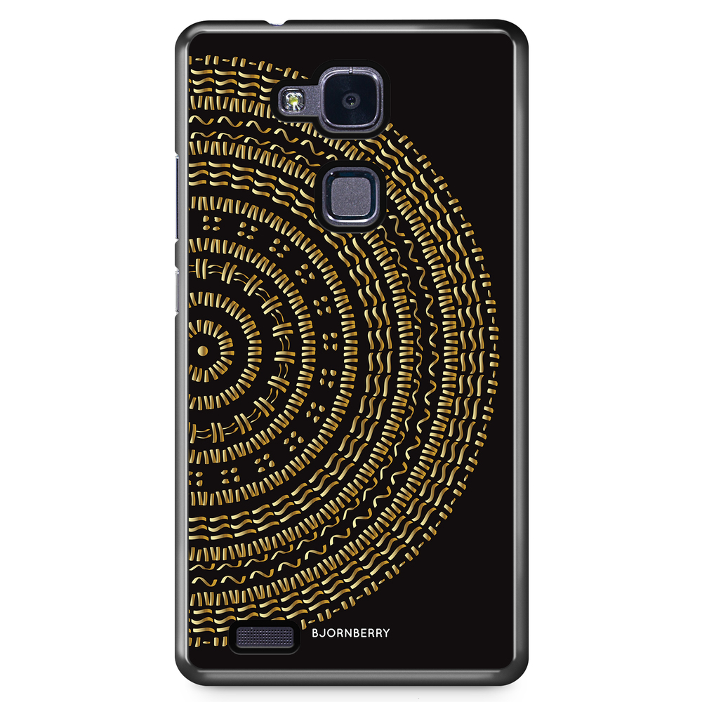 Huawei Honor 5X Case - Mandala Gold/Black