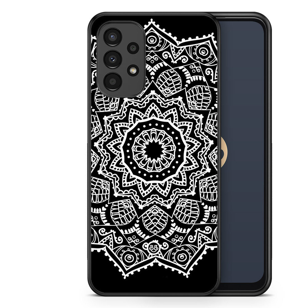Samsung Galaxy A13 Case - White Mandala