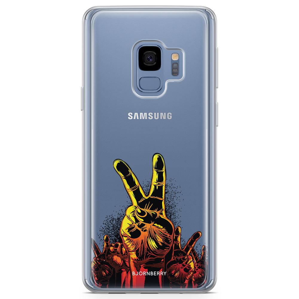 Samsung Galaxy S9 Fashion Case - Peace Hands