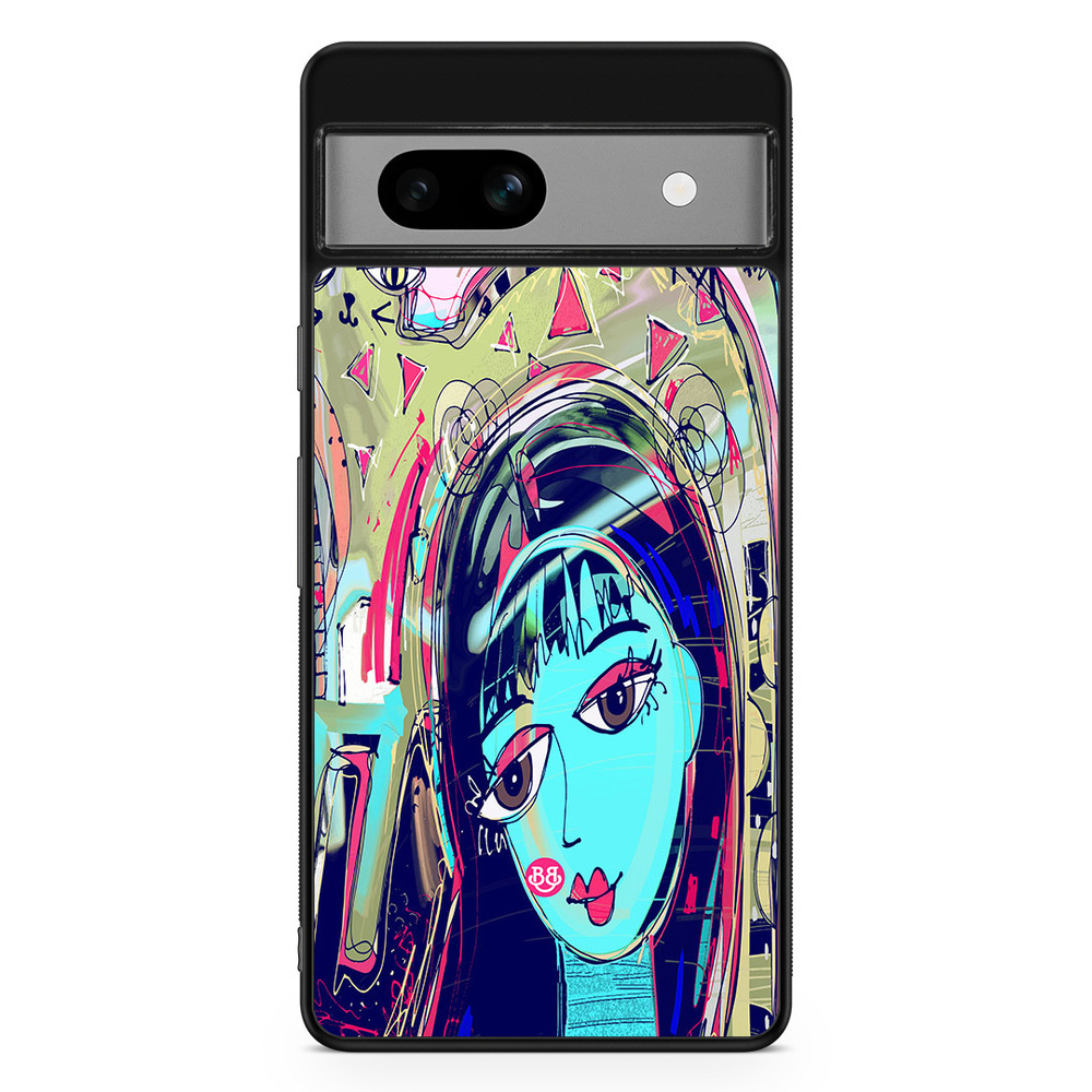 Google Pixel 7a Case - Abstract Cat