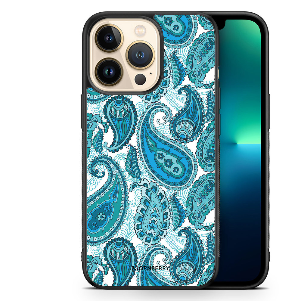 iPhone 13 Pro Case - Blue Paisley