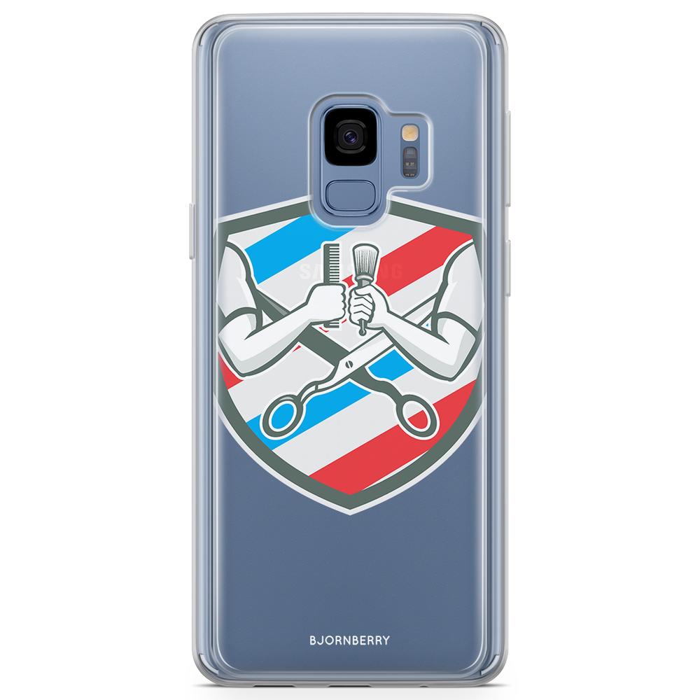 Samsung Galaxy S9 Fashion Case - Barber Logo