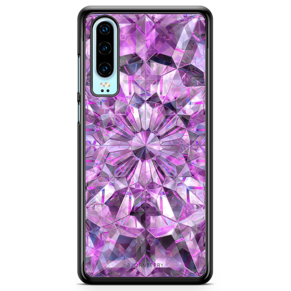 Huawei P30 Case - Purple Crystals