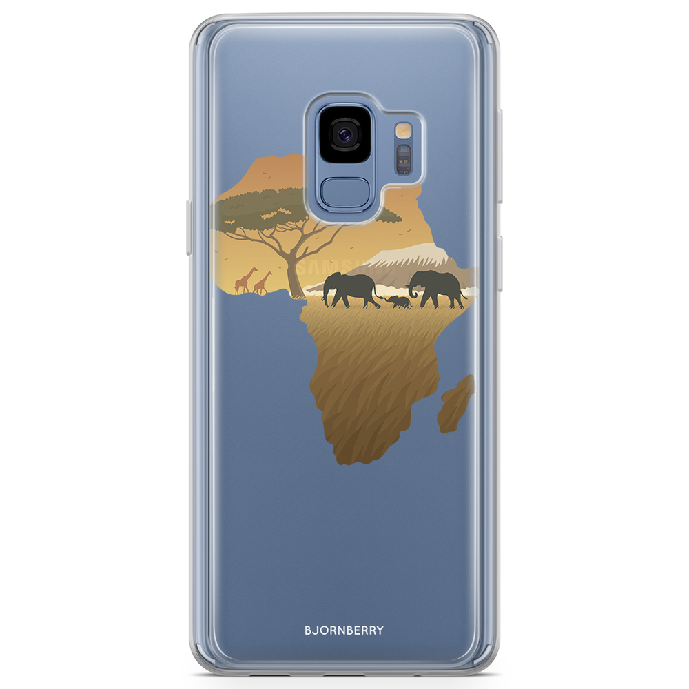 Samsung Galaxy S9 Fashion Case - Africa Brown