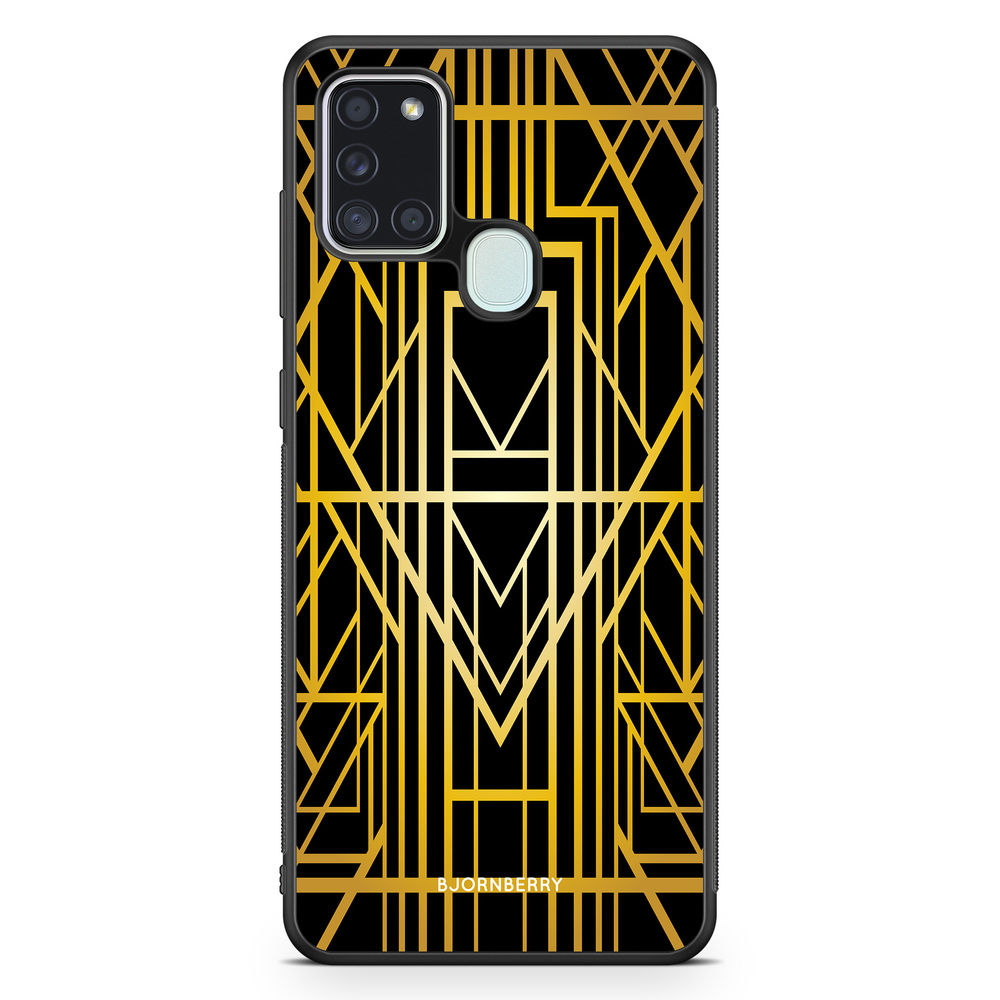 Samsung Galaxy A21s Case - Golden Pattern