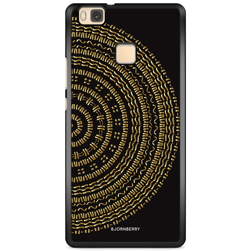 Huawei P9 Lite Case - Mandala Gold/Black