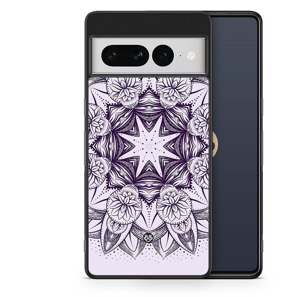 Google Pixel 7 Pro Case - Purple Mandala
