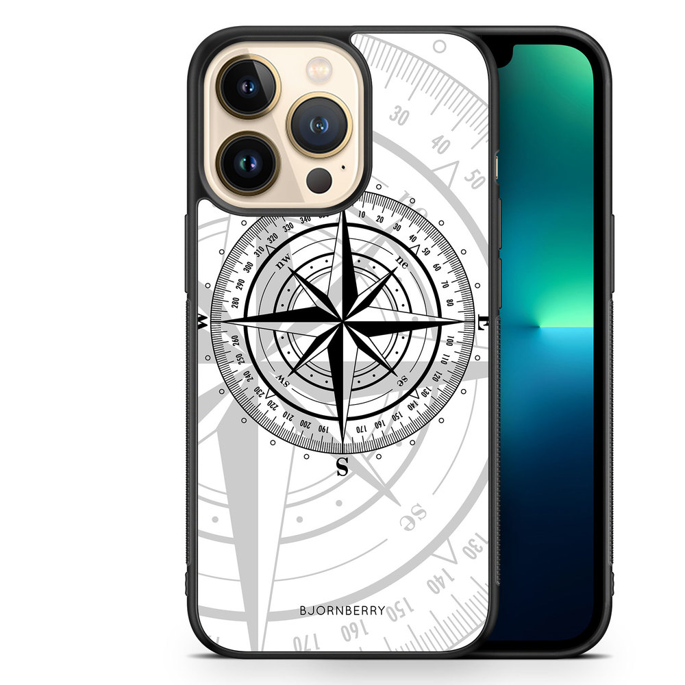 iPhone 13 Pro Case - Compass White