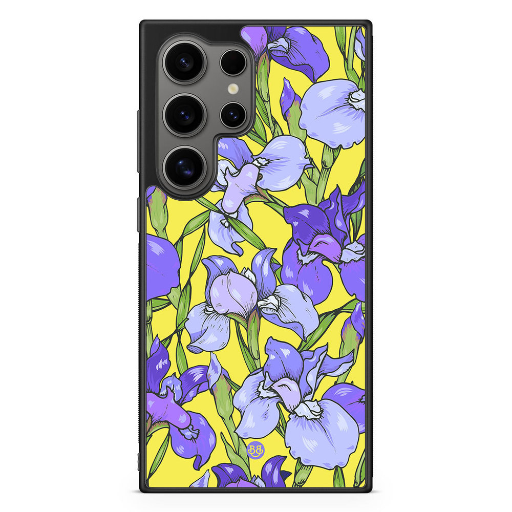 Samsung Galaxy S24 Ultra Case - Iris Flowers