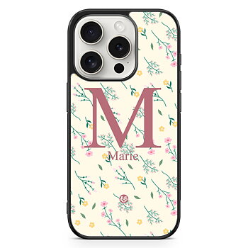 iPhone 15 Pro Custom Skal - AWAKEN - Floral Elegance
