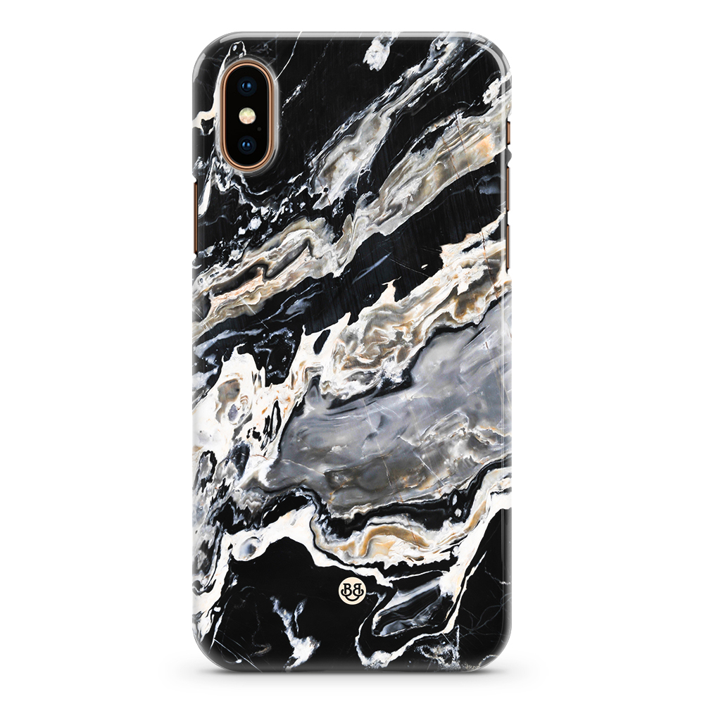 iPhone XS Max Premium Case - Marble Storm