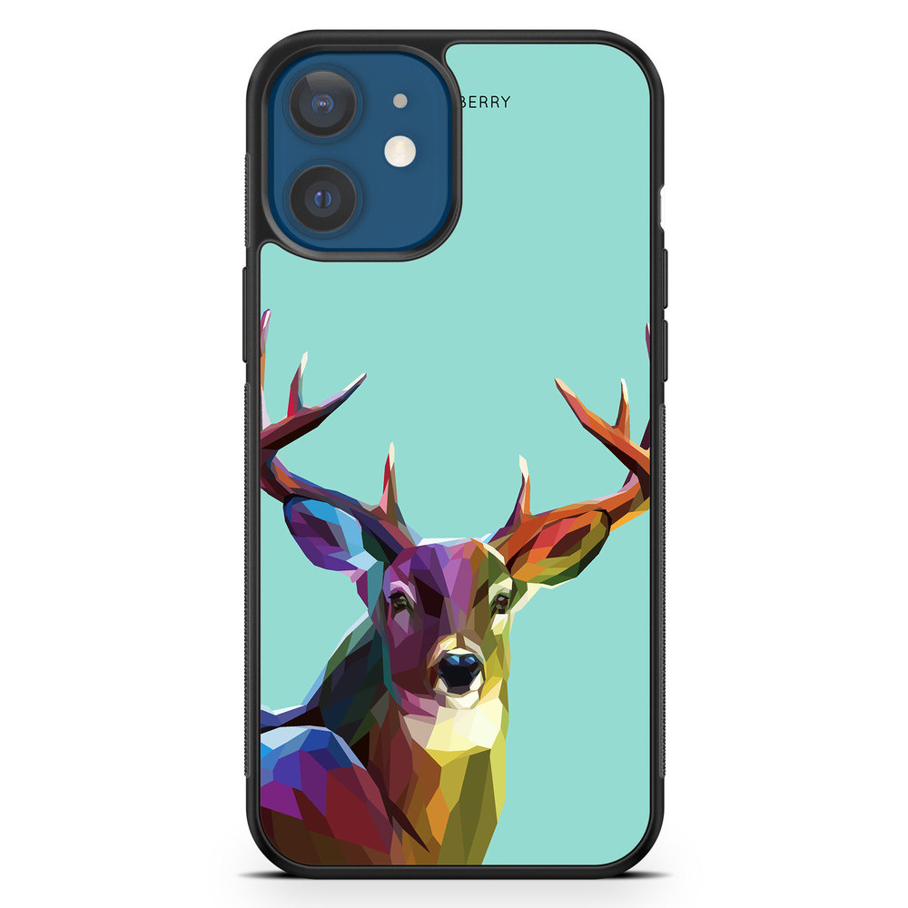 iPhone 12 Mini Case - Colorful Deer