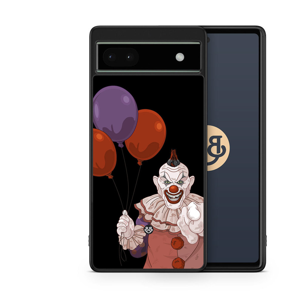Google Pixel 6a Case - Scary Clown