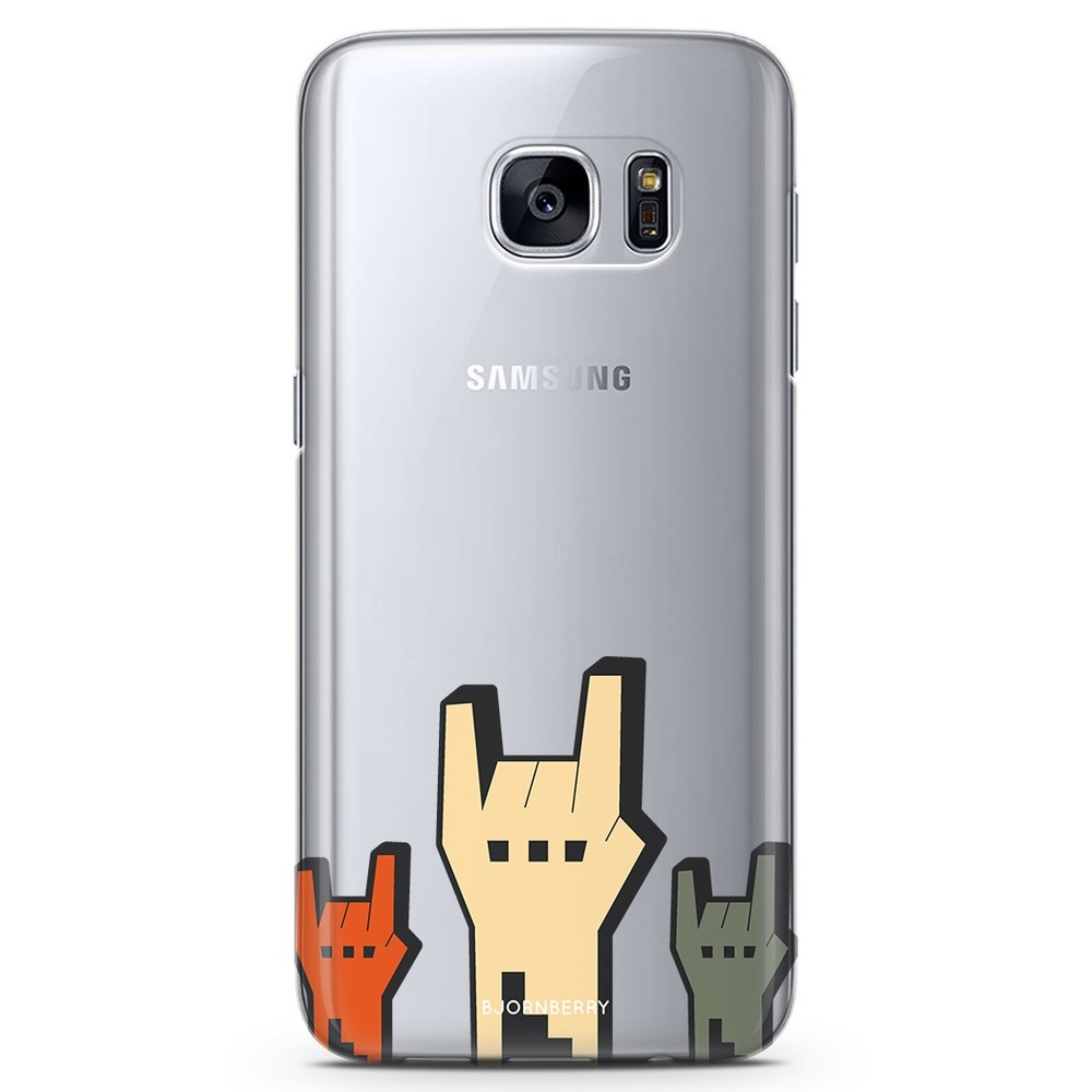 Samsung Galaxy S7 TPU Case - Rock Hands