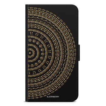 Samsung Galaxy A5 (2017) Wallet Case - Mandala Gold/Black